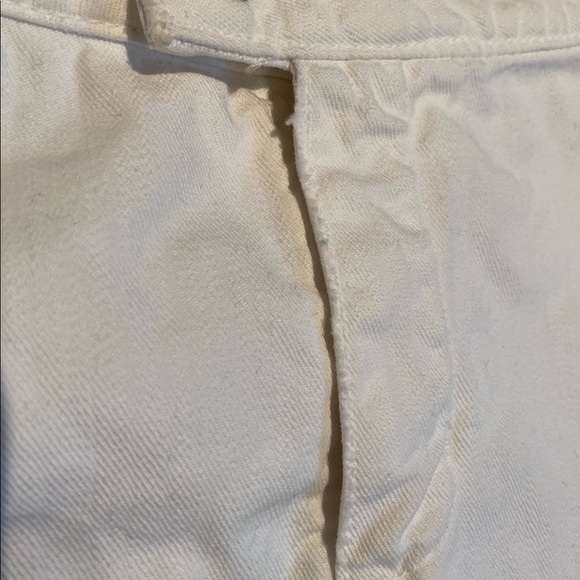 Paper Denim + Cloth White Denim Mini Skirt - Picture 4 of 7